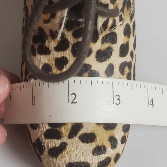 SPERRY Pony Hair Animal Leopard Print Ankle Boot Booties 6! - Picture 10 of 10